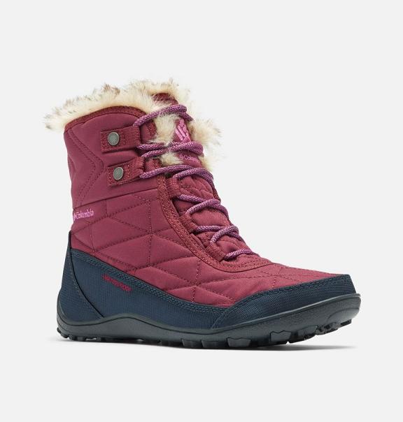 Columbia Minx Shorty III Boots Red For Women's NZ40815 New Zealand